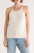 ELIE ELIE TAHARI Halter Neck Sweater Tank