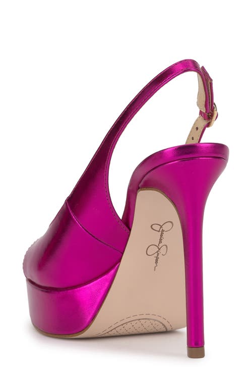 Jessica Simpson Sibilla Slingback Platform Sandal In Multi