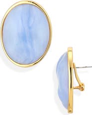 Lele Sadoughi Reflection Button Earrings