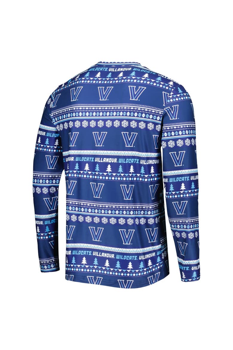 Men's Concepts Sport Navy Villanova Wildcats Swivel Long Sleeve T-Shirt & Pants Sleep Set, Alternate, color, Navy
