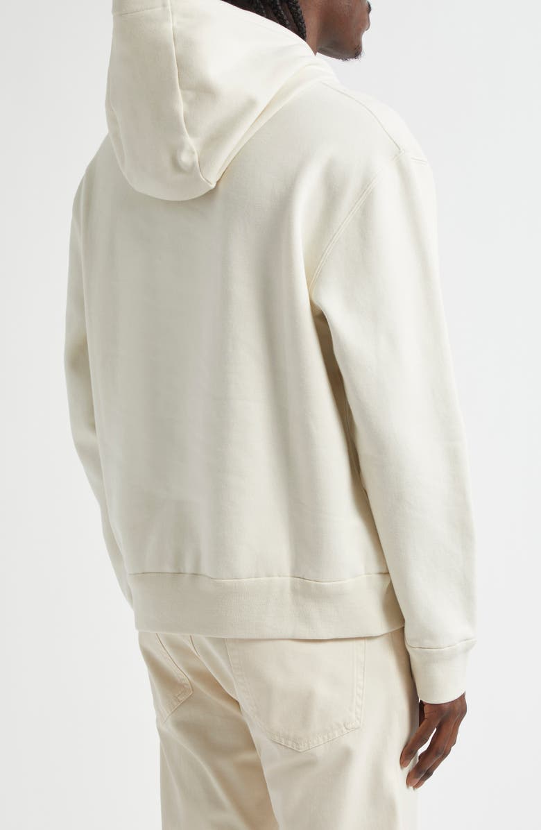 Ralph Lauren Purple Label Polo Bear Appliqué Fleece Hoodie, Alternate, color, Classic Cream