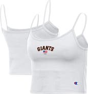 Champion Women's Champion White San Francisco Giants America Scoop Tank Top