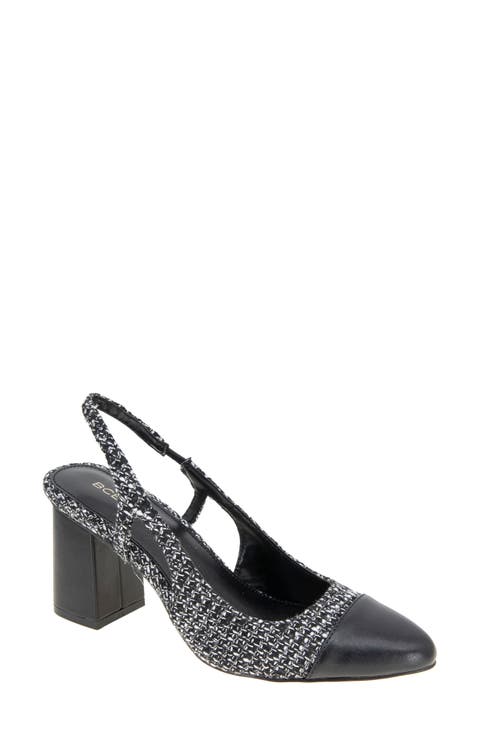 Darrin Block Heel Slingback Pump (Women)
