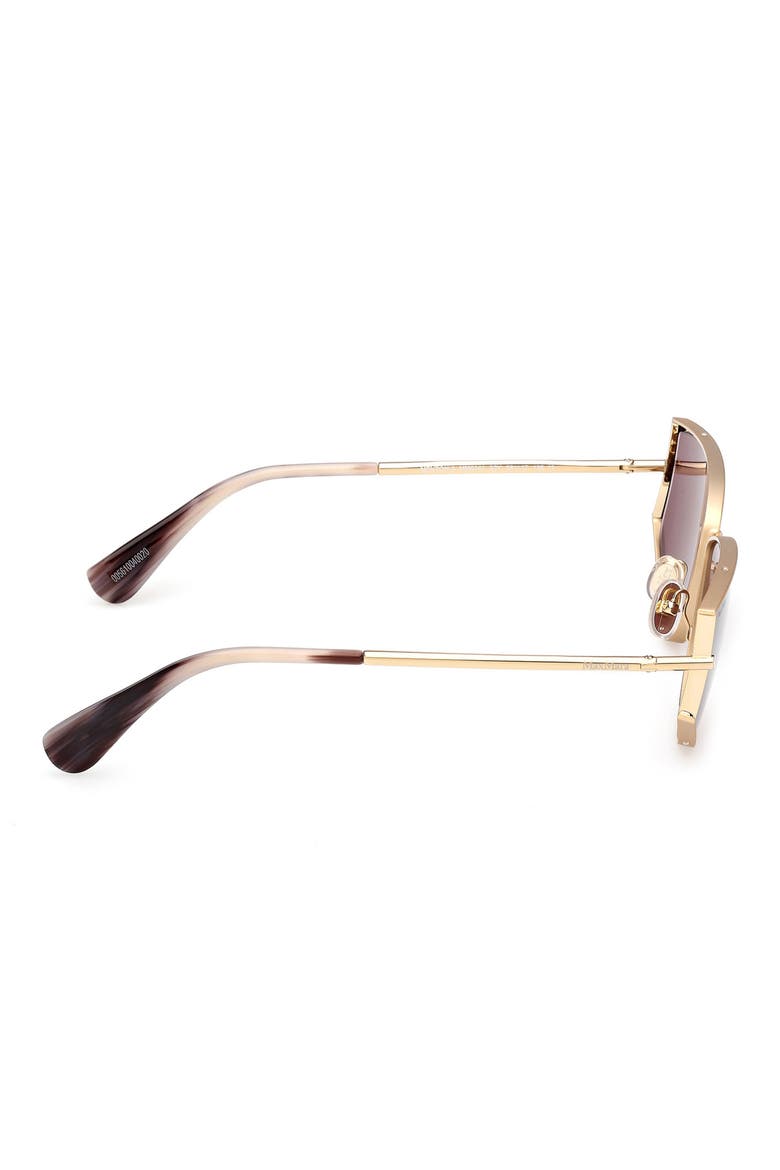 Menton 58mm Cat Eye Sunglasses, Alternate, color, GOLD/ STRIPED PLUM/ VIOLET