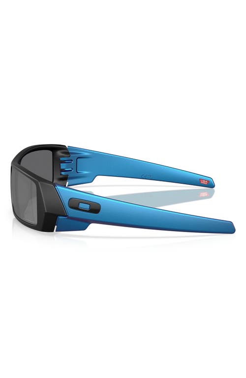 Oakley Gascan 60mm Polarized Rectangular Sunglasses In Matte Black
