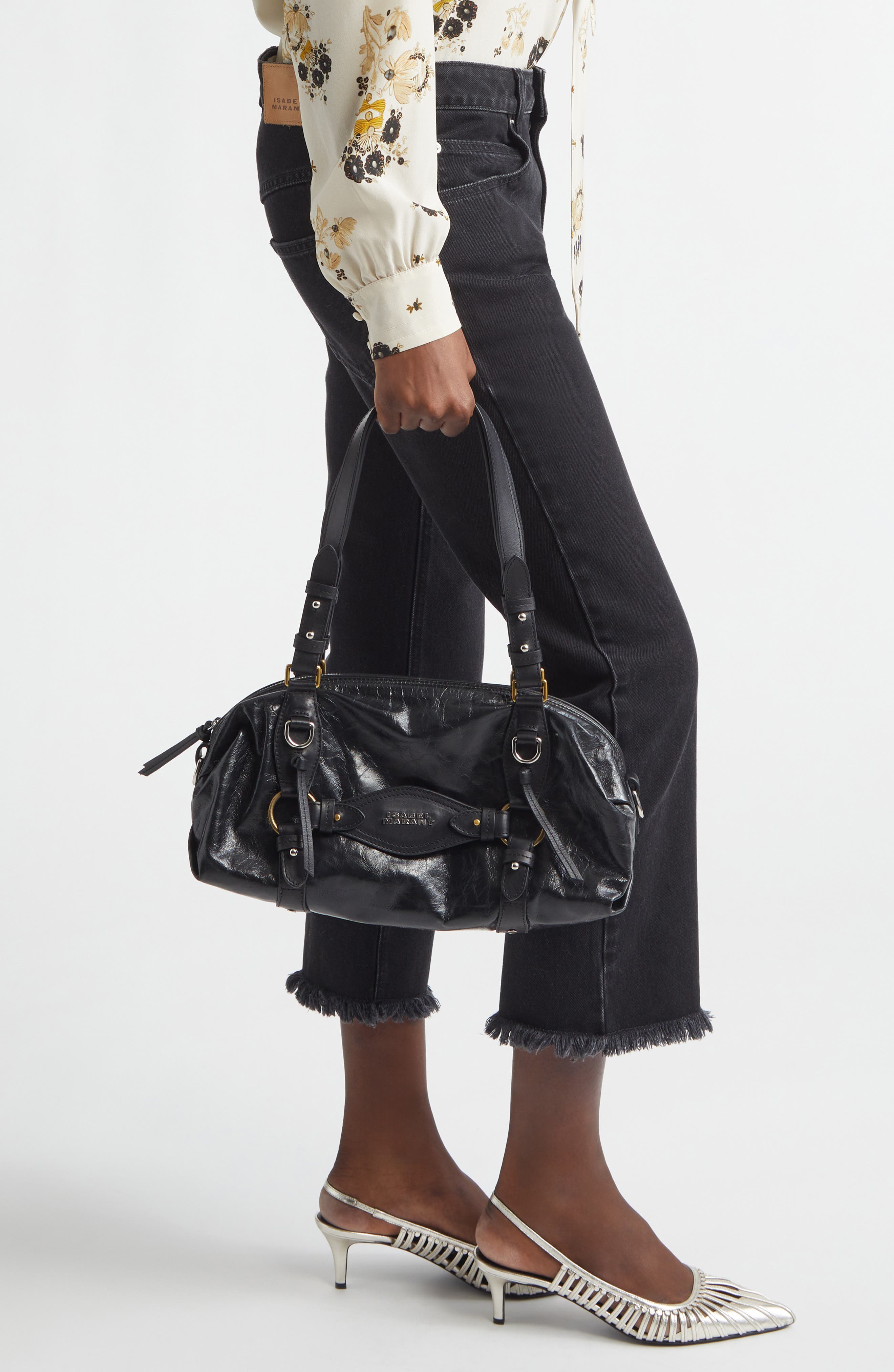 Mini Tilpa Leather Bag, Alternate, color, BLACK