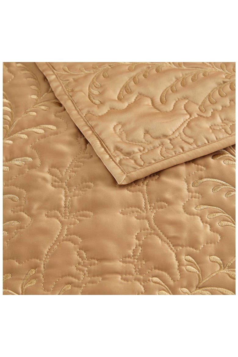 Fern Embroidered Quilt Set, Alternate, color, GOLD MEDAL