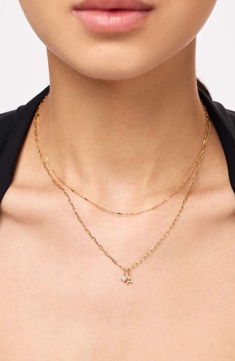 Ana Luisa Solid Yellow Gold - Singapore Chain Necklace, Alternate, color, Gold