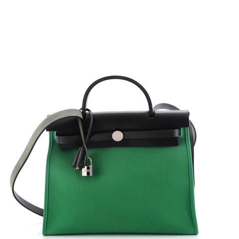 Herbag Zip Leather and Toile 31