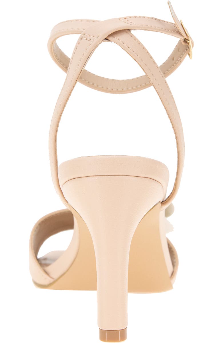BCBGeneration Toori Rosette Sandal, Alternate, color, Frappe/ Bianca