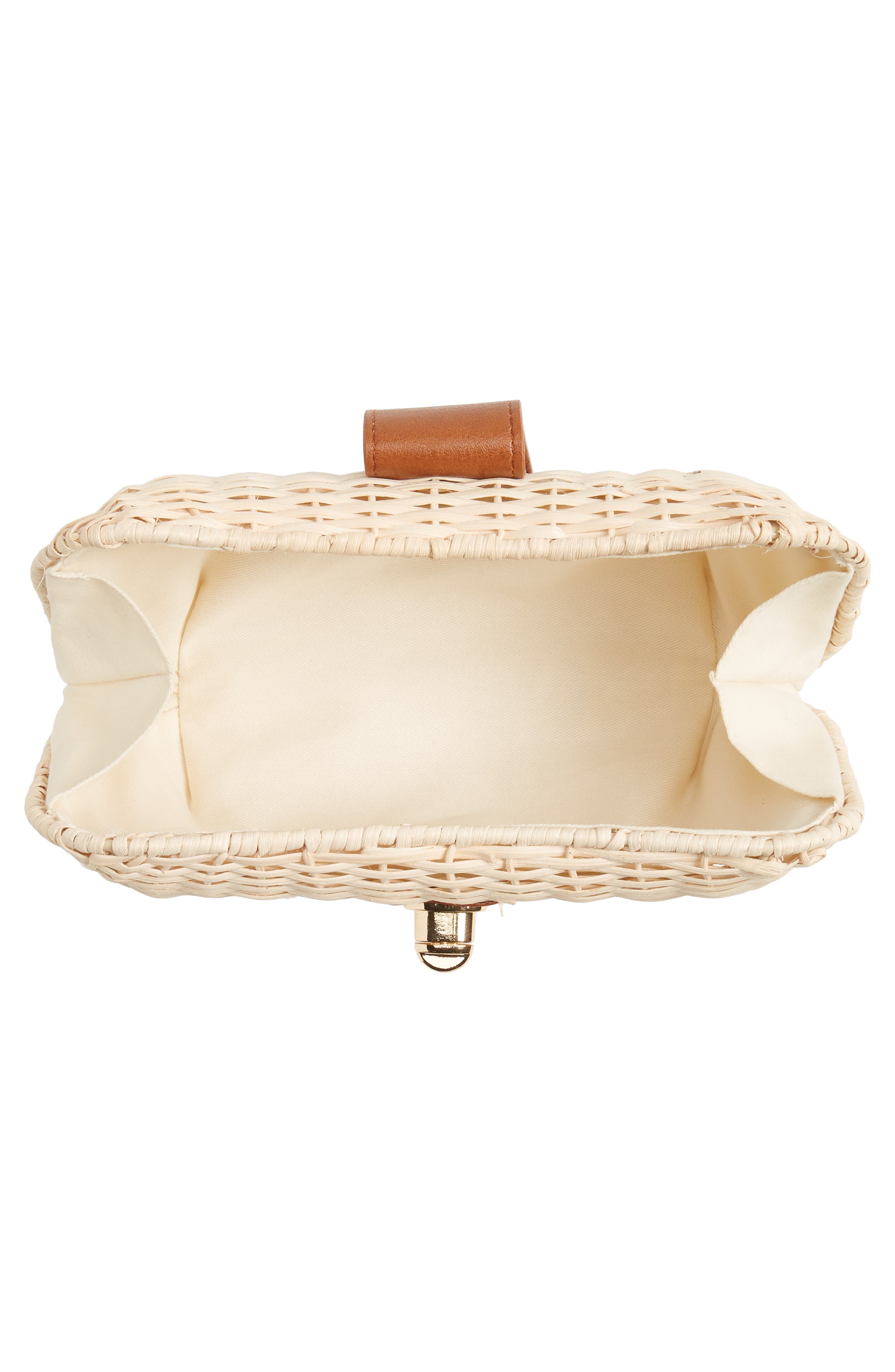 Wicker Clutch, Alternate, color, LIGHT NATURAL