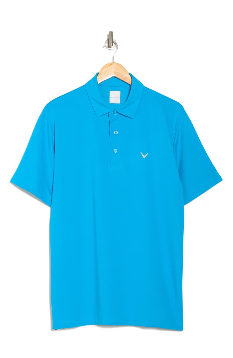 Callaway Micro Hex Golf Polo, Alternate, color, Methyl Blue