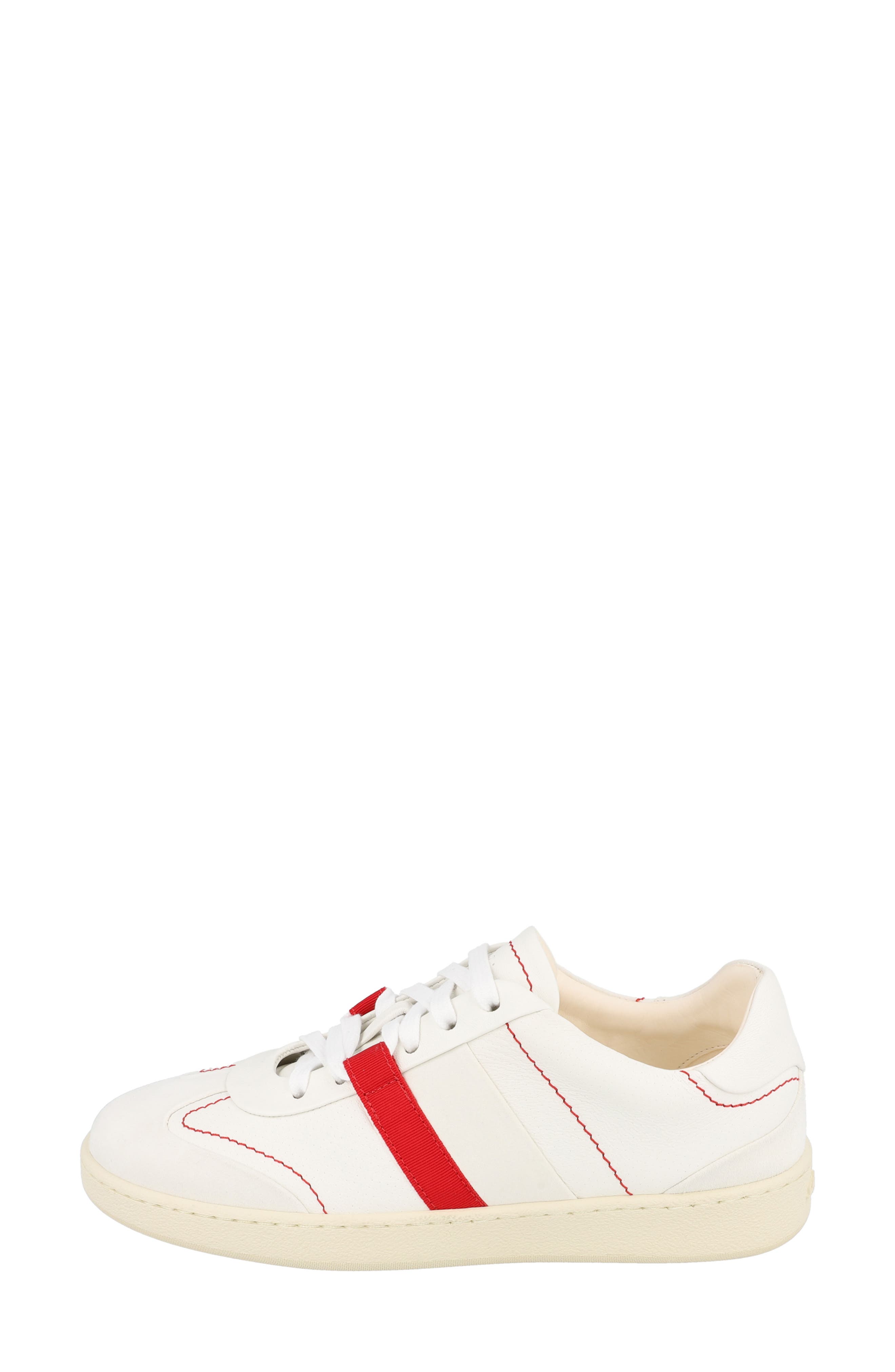 FERRAGAMO Low Top Sneaker, Alternate, color, White