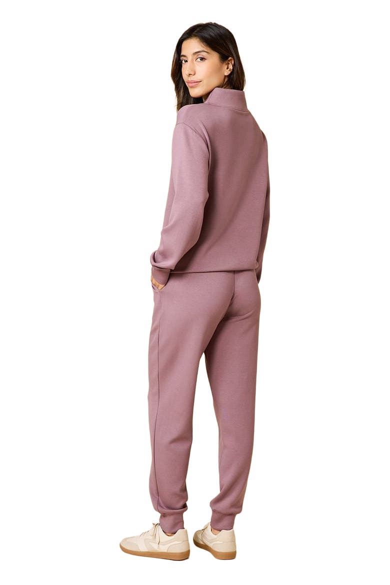 Athleisure DreamTech 1/4 Zip Jogger Set, Alternate, color, Driftwood