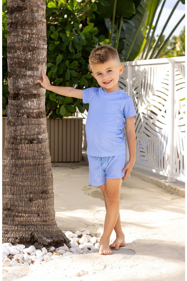 Emblem One Piece Swimsuit, Alternate, color, Blue