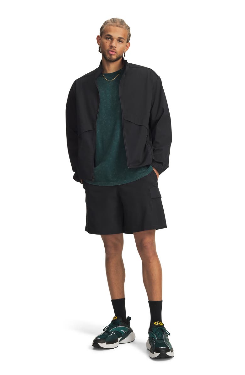 Under Armour Unstoppable Airvent Cargo Shorts, Alternate, color, Black