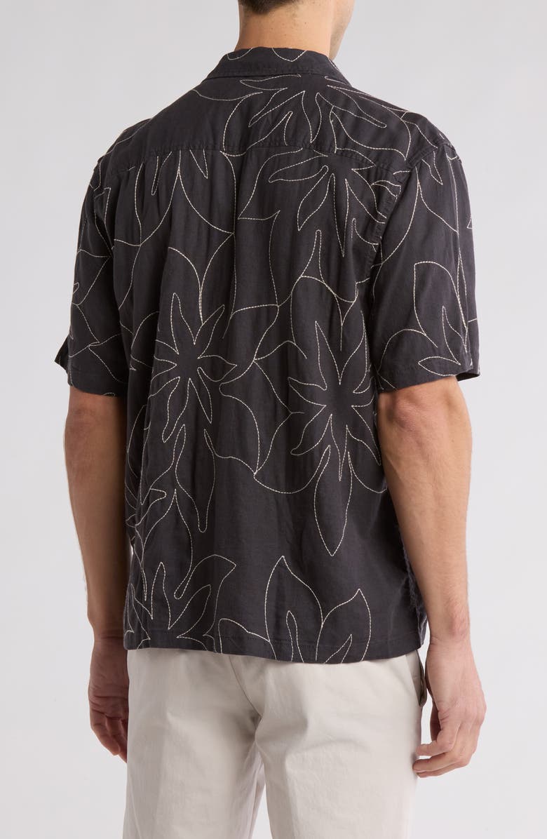 Madewell Easy Embroidered Short-Sleeve Shirt, Alternate, color, 