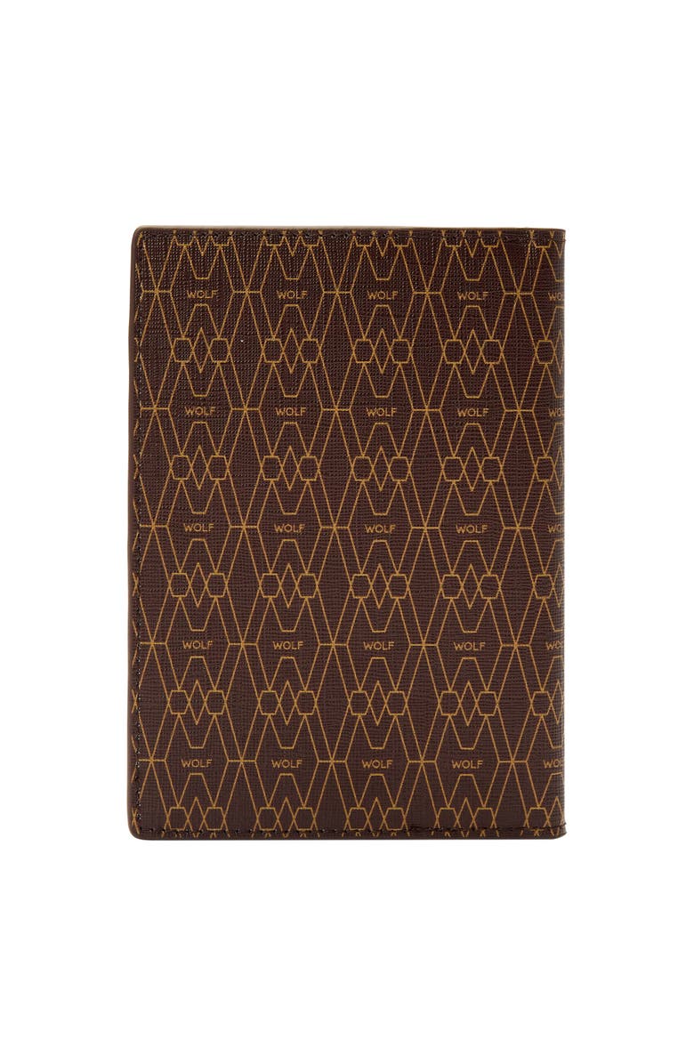 WOLF Signature Passport Sleeve, Main, color, Brown