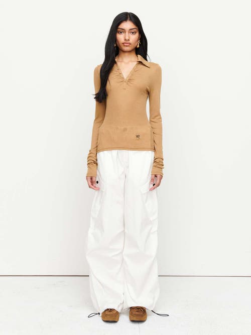 Romy Louise Knit Top In Tan