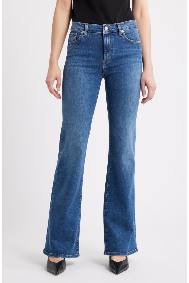 The Icon High Waist Flare Jeans, Main, color, FOXLEY