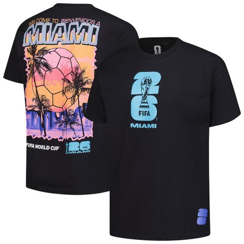 Men's Outerstuff  Black 2026 FIFA World Cup Miami Host City Local Oversized T-Shirt