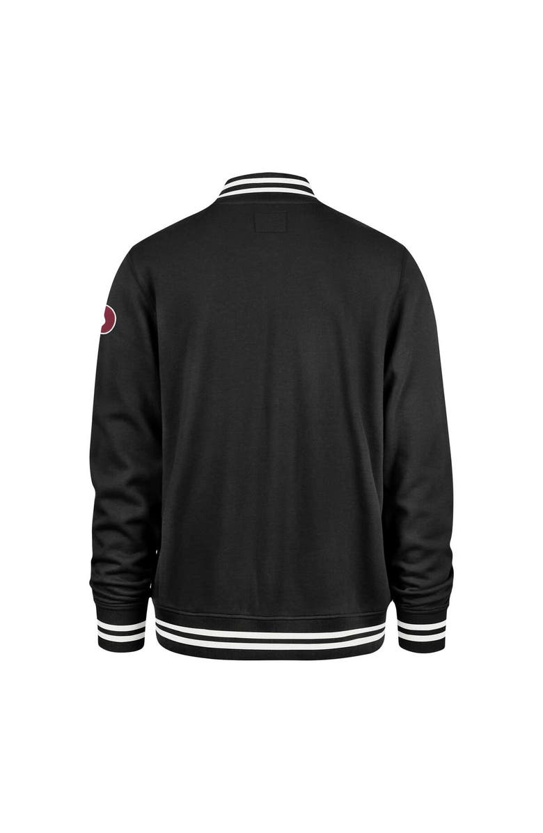 '47 Men's '47 Black Philadelphia Phillies Wax Pack Pro Camden Full-Zip Track Jacket, Alternate, color,