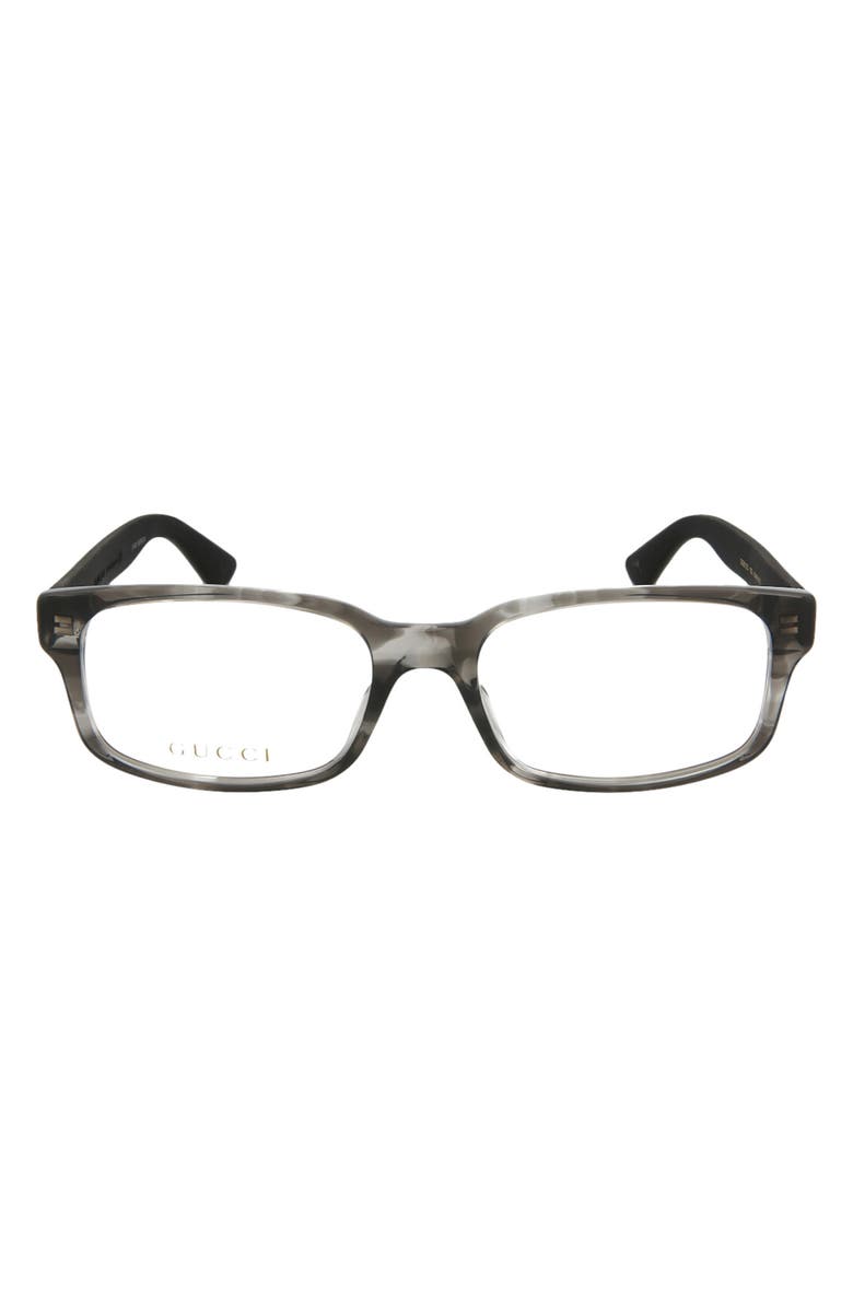 Gucci 54mm Rectangle Optical Frames, Main, color,