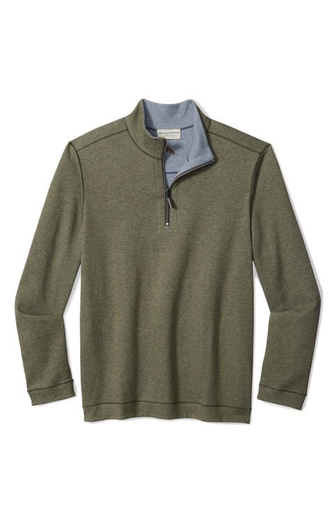 Flipview Reversible Half Zip Pullover (Big & Tall)