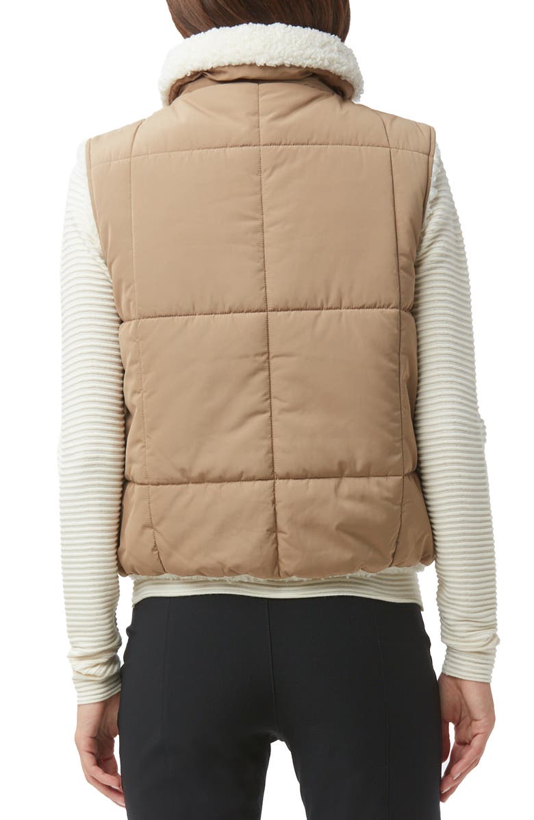 Alp N Rock Sonja Reversible Quilted & Faux Shearling Vest, Alternate, color, 