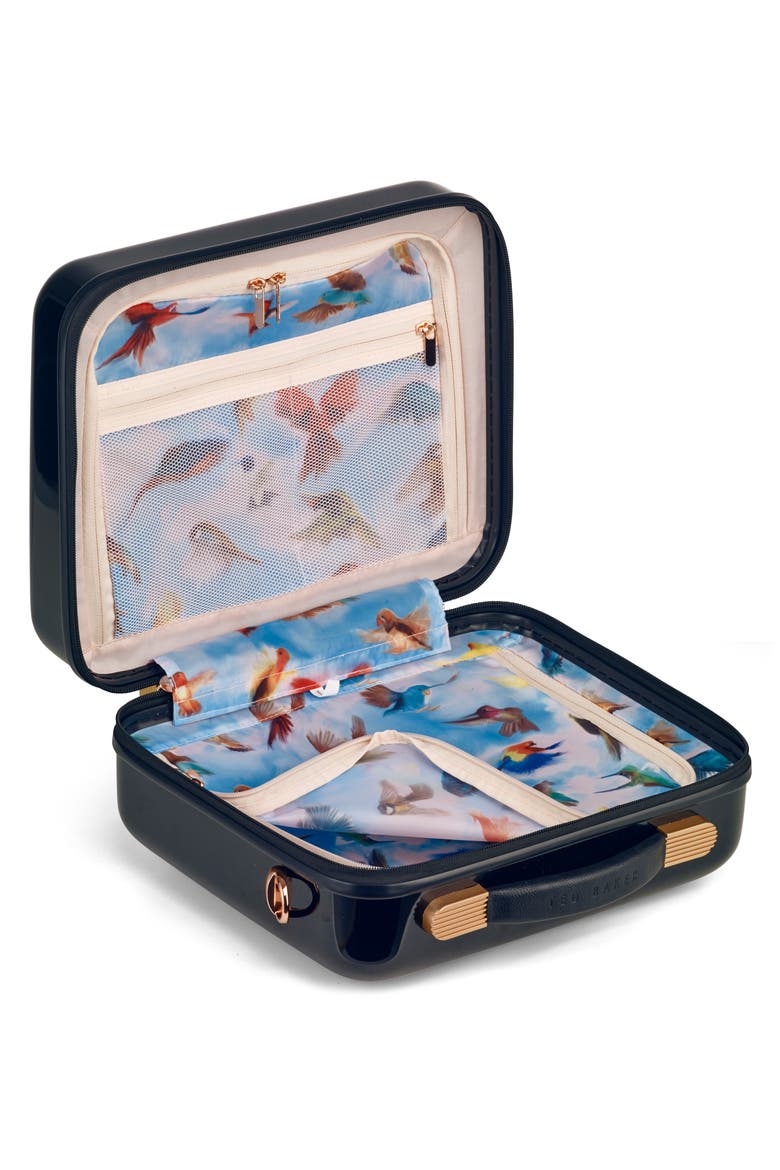 Gem Garden Vanity Case, Alternate, color, BLACK