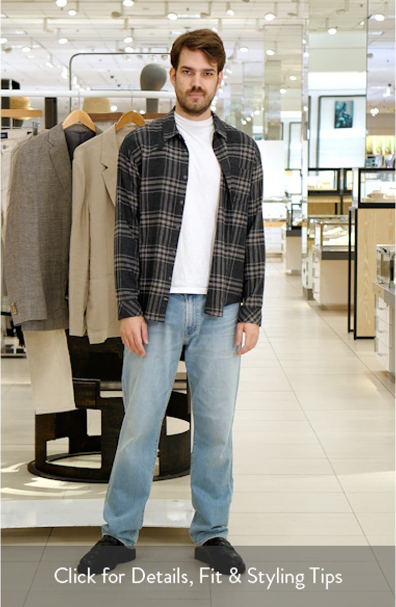 Lennox Plaid Flannel Button-Up Shirt, sales video thumbnail