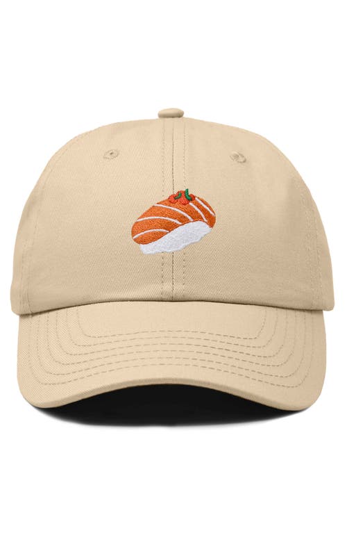 DALIX DALIX SALMON SUSHI EMBROIDERED DAD CAP 