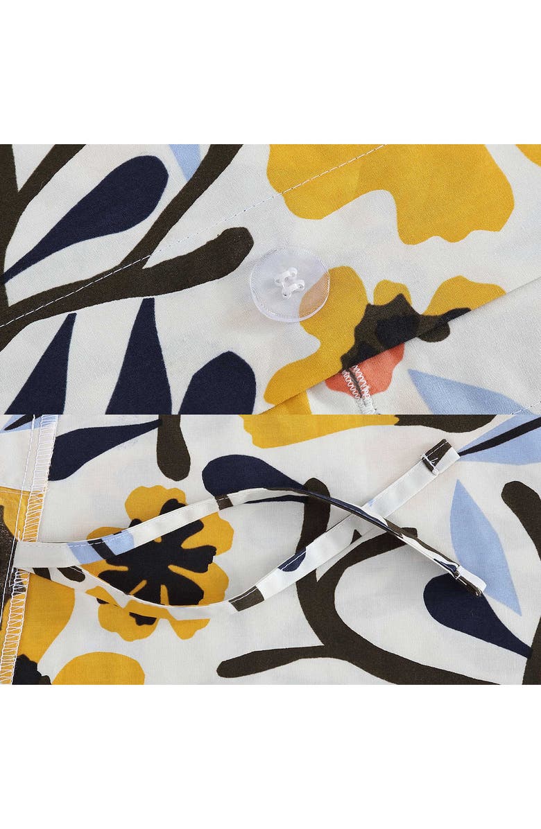 Marimekko Mykero Organic Cotton Duvet Cover & Sham Set, Alternate, color, 