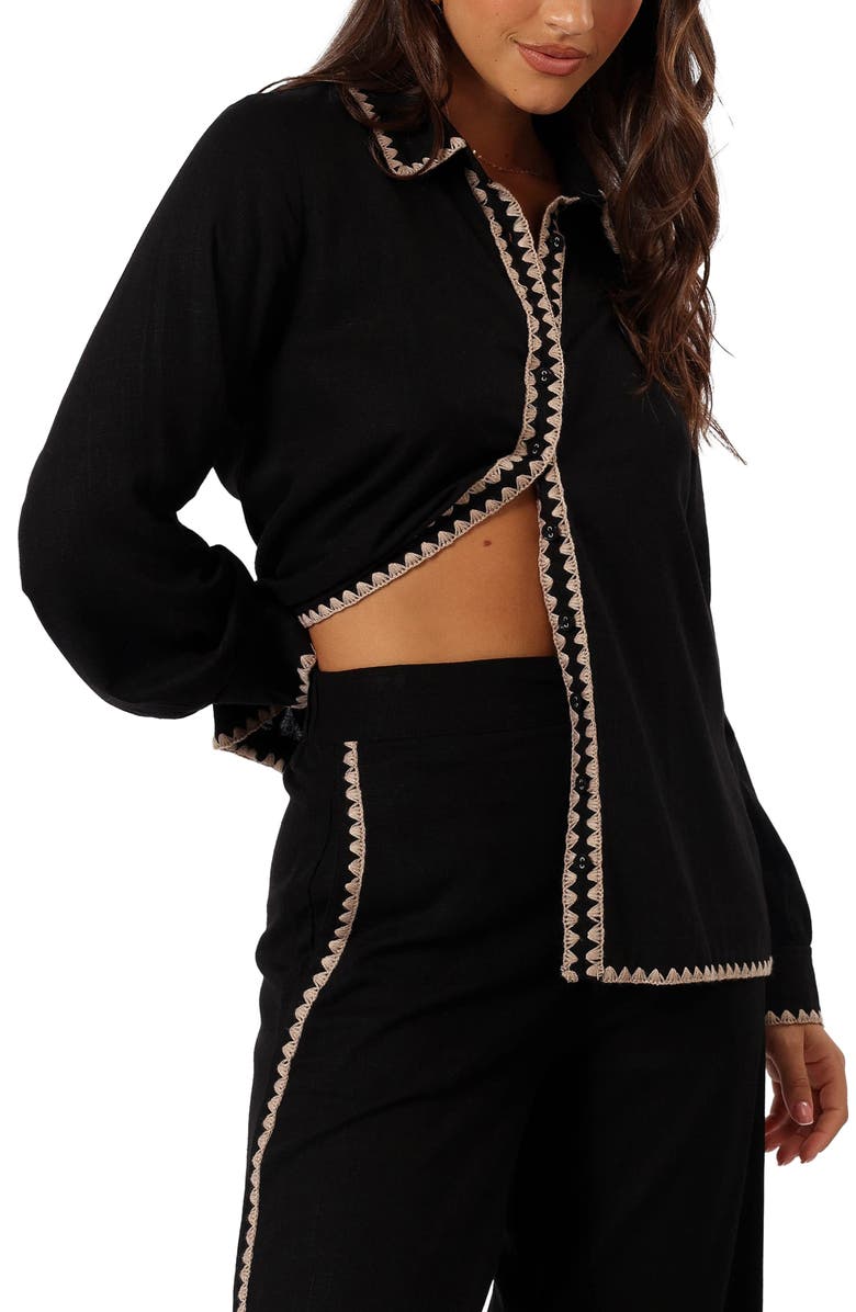 Petal & Pup Calyse Button-Up Shirt, Main, color, 