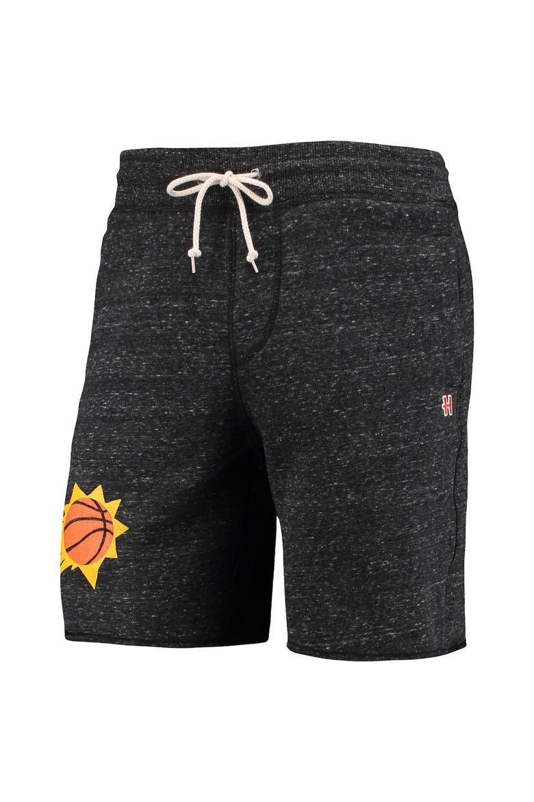 Men's Homage Charcoal Phoenix Suns Primary Logo Tri-Blend Sweat Shorts, Alternate, color, Charcoal