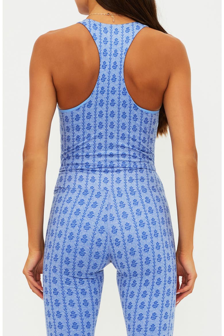 Yara Floral Stripe Tank, Alternate, color, SAPPHIRE SPACE DYE