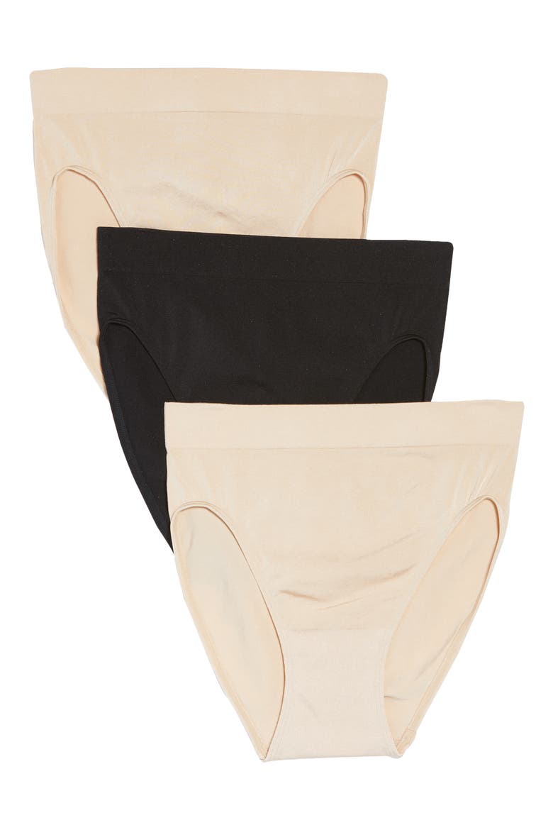 B-Smooth® Assorted 3-Pack High Cut Briefs, Main, color, B SMOOTH BASIC 1