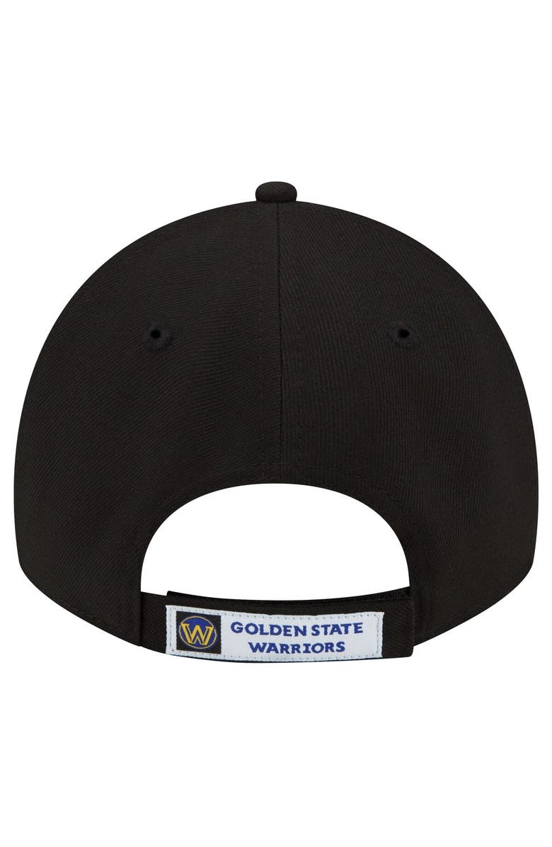 New Era Men's New Era Black Golden State Warriors The League 9FORTY Adjustable Hat, Alternate, color,