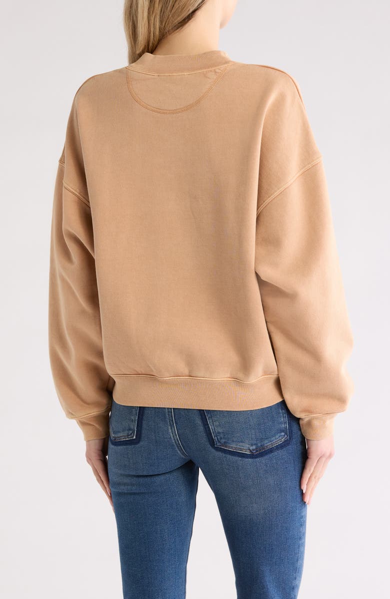 FRAME Classic Brushed Fleece Crewneck Sweatshirt, Alternate, color,