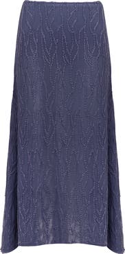 ViX Paula Hermanny Quinn Embroidered Mesh Skirt