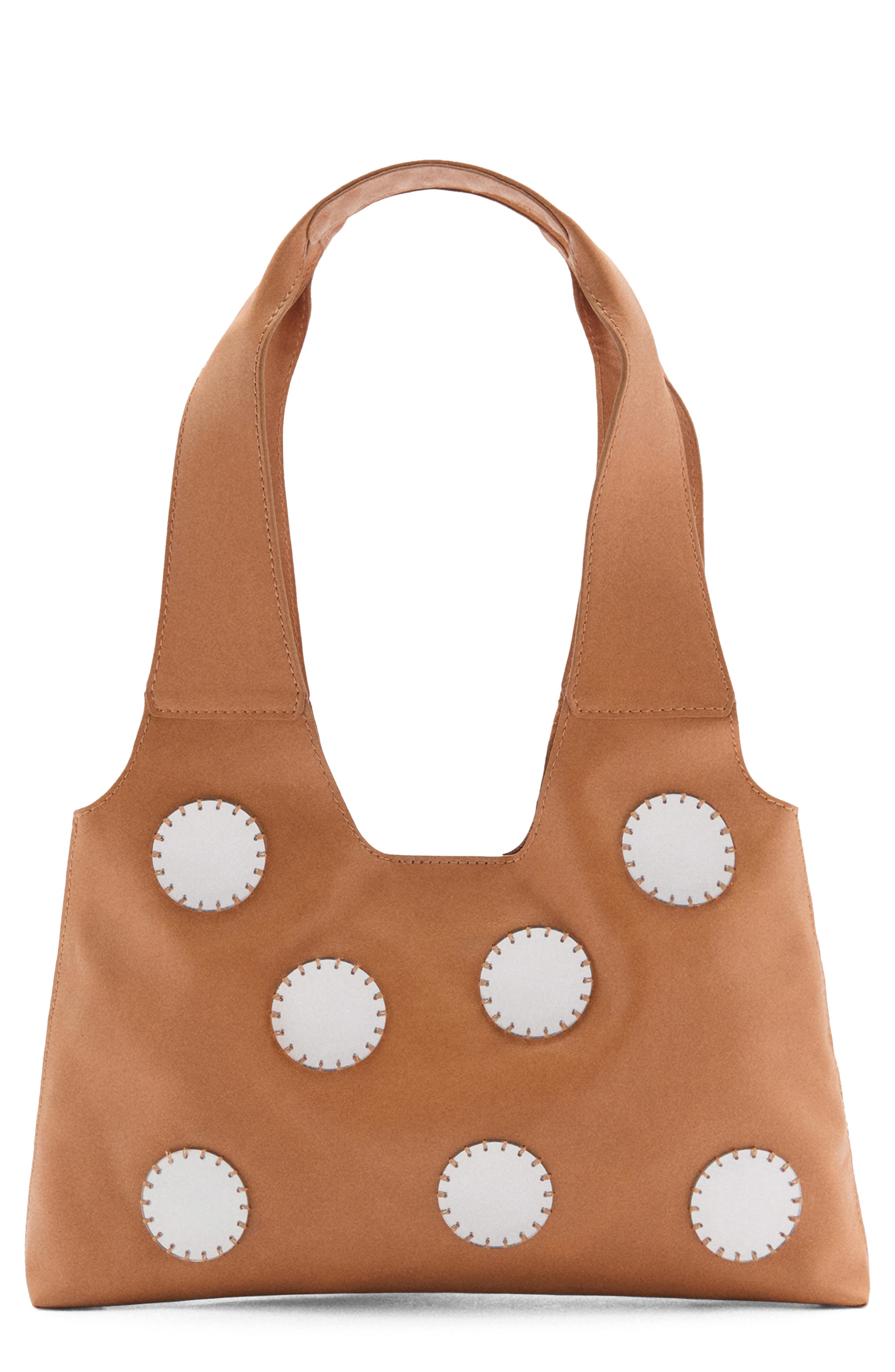 MANGO Suede Shoulder Bag, Main, color, 