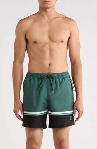 Psycho Bunny Hanks Colorblock Swim Trunks