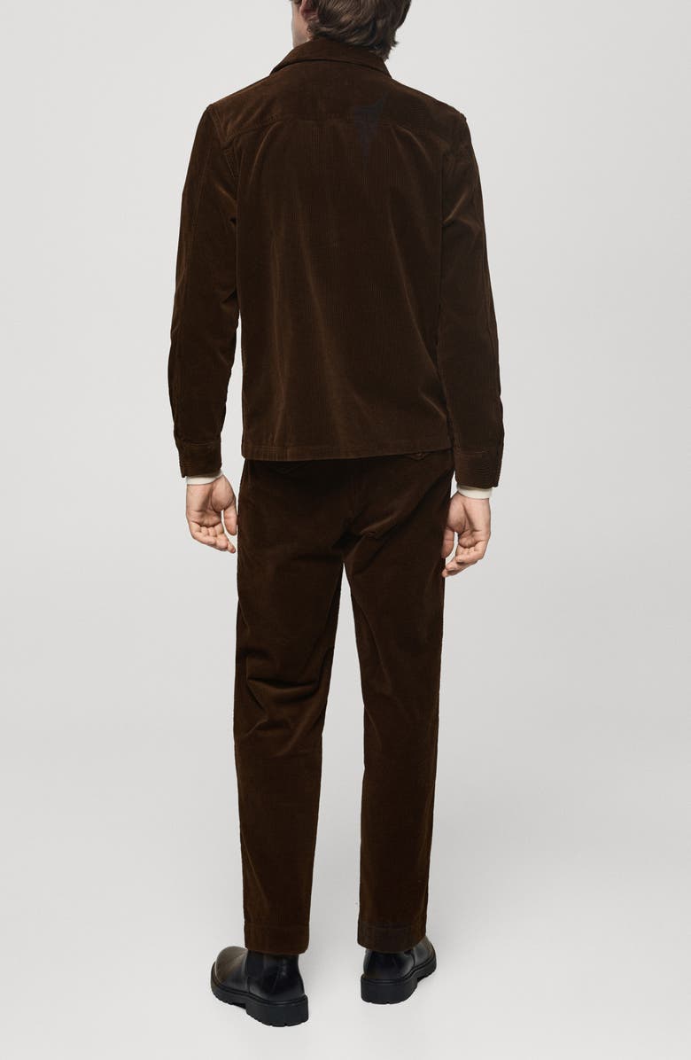 MANGO Regular Fit Corduroy Overshirt, Alternate, color,