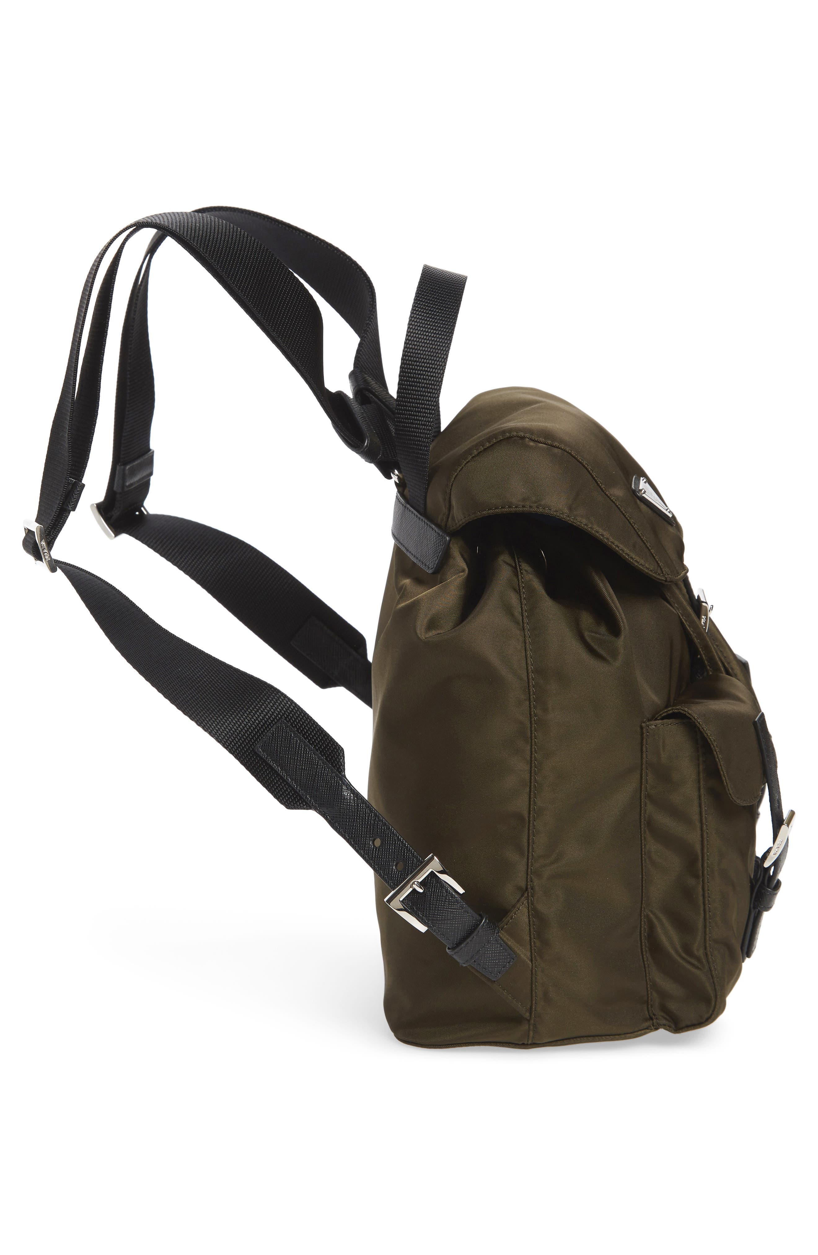 Medium Nylon Backpack, Alternate, color, MIMETICO