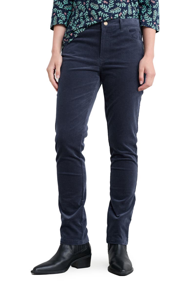 Lamledra Needlecord Slim Fit Pants, Main, color, MARITIME