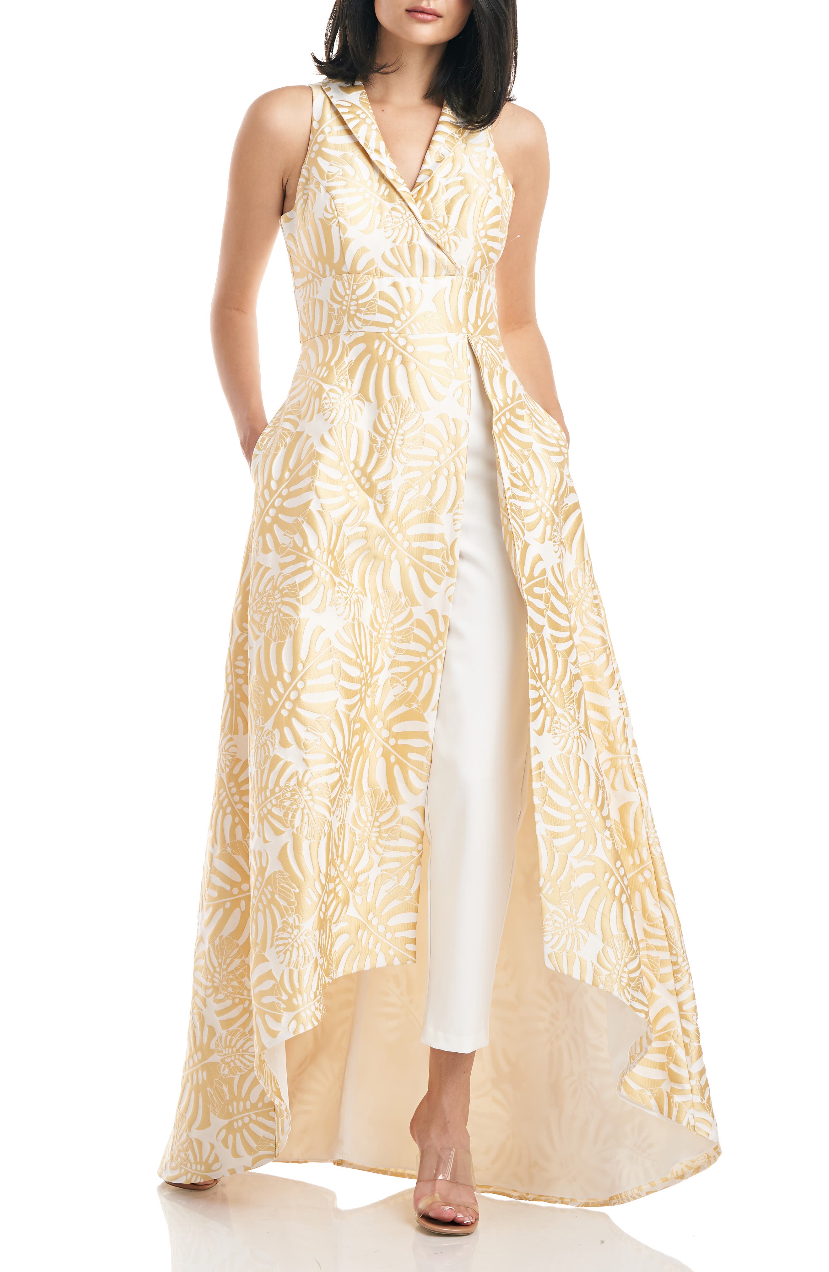 Eugenia Walk Thru Sleeveless Gown