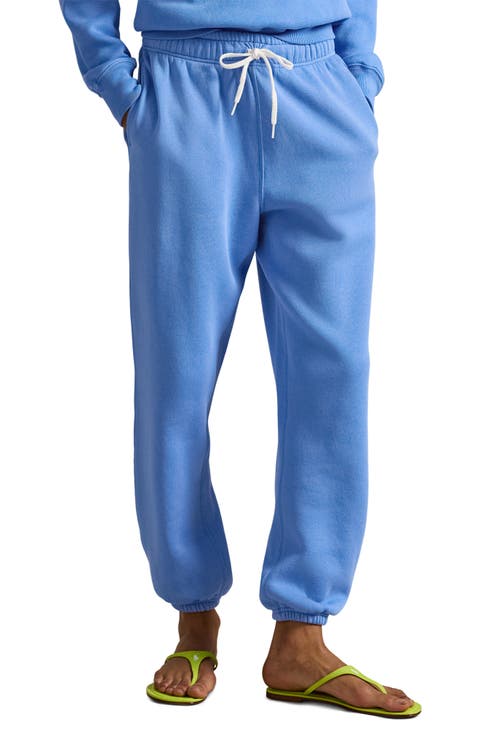 Cotton Blend Fleece Sweatpants