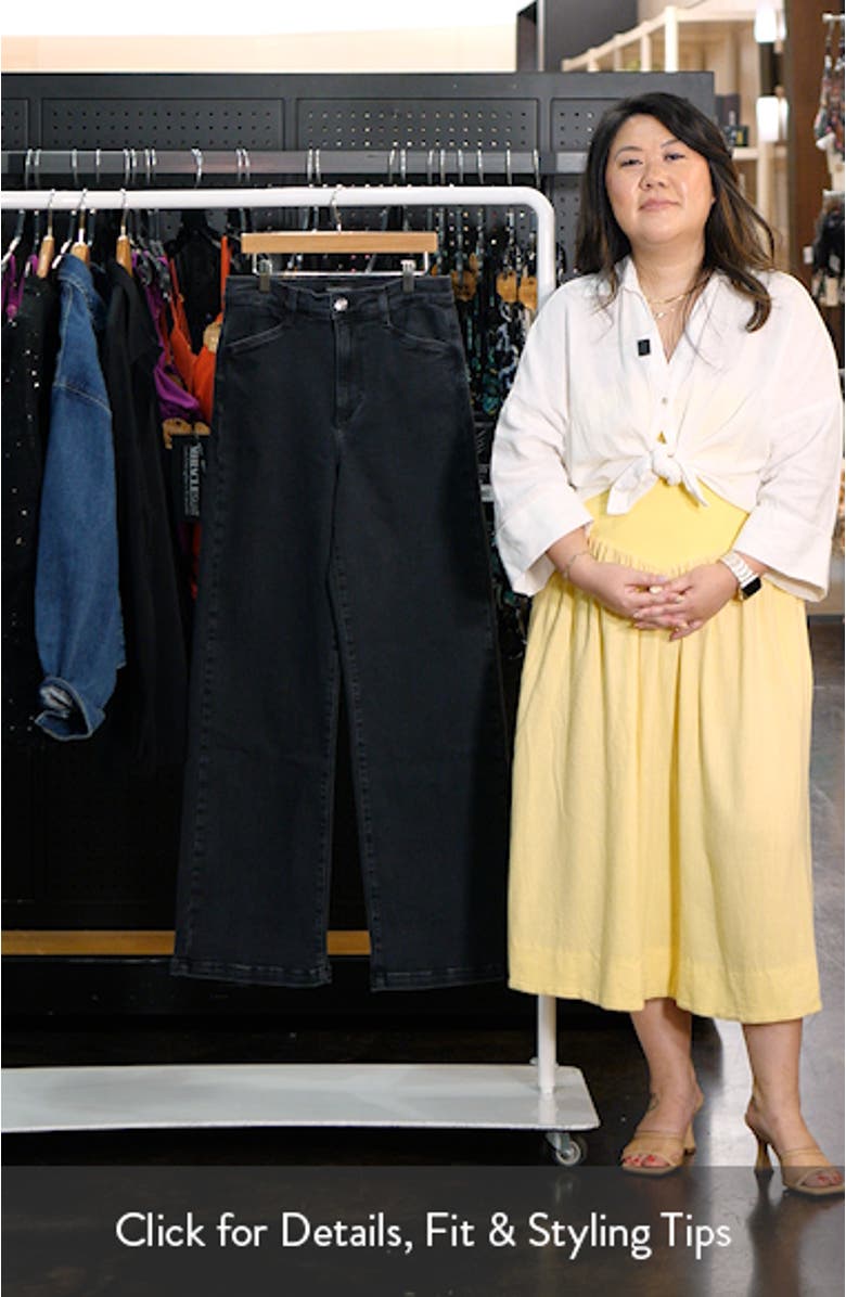 The Mischa Super High Waist Wide Leg Jeans, sales video thumbnail
