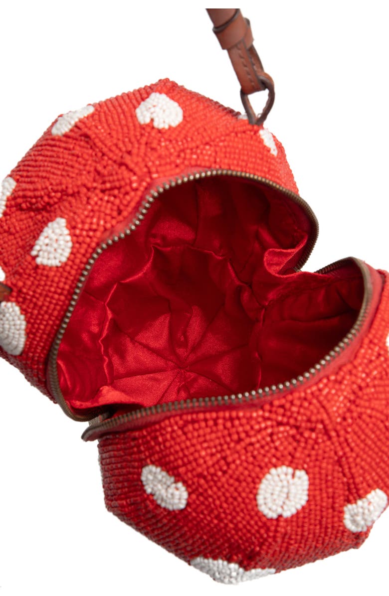 STAUD Shroom Beaded Bag, Alternate, color, Mushroom