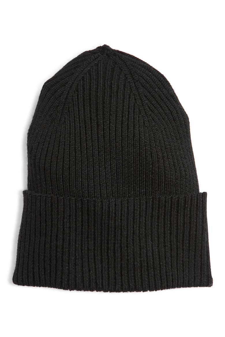Micro Cuff Beanie, Main, color, BLACK
